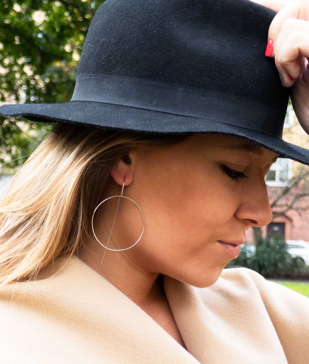 Jewelry by Moette - Wholesale Dangle Earrings - HULA HOOP NEEDLE EARRINGS1