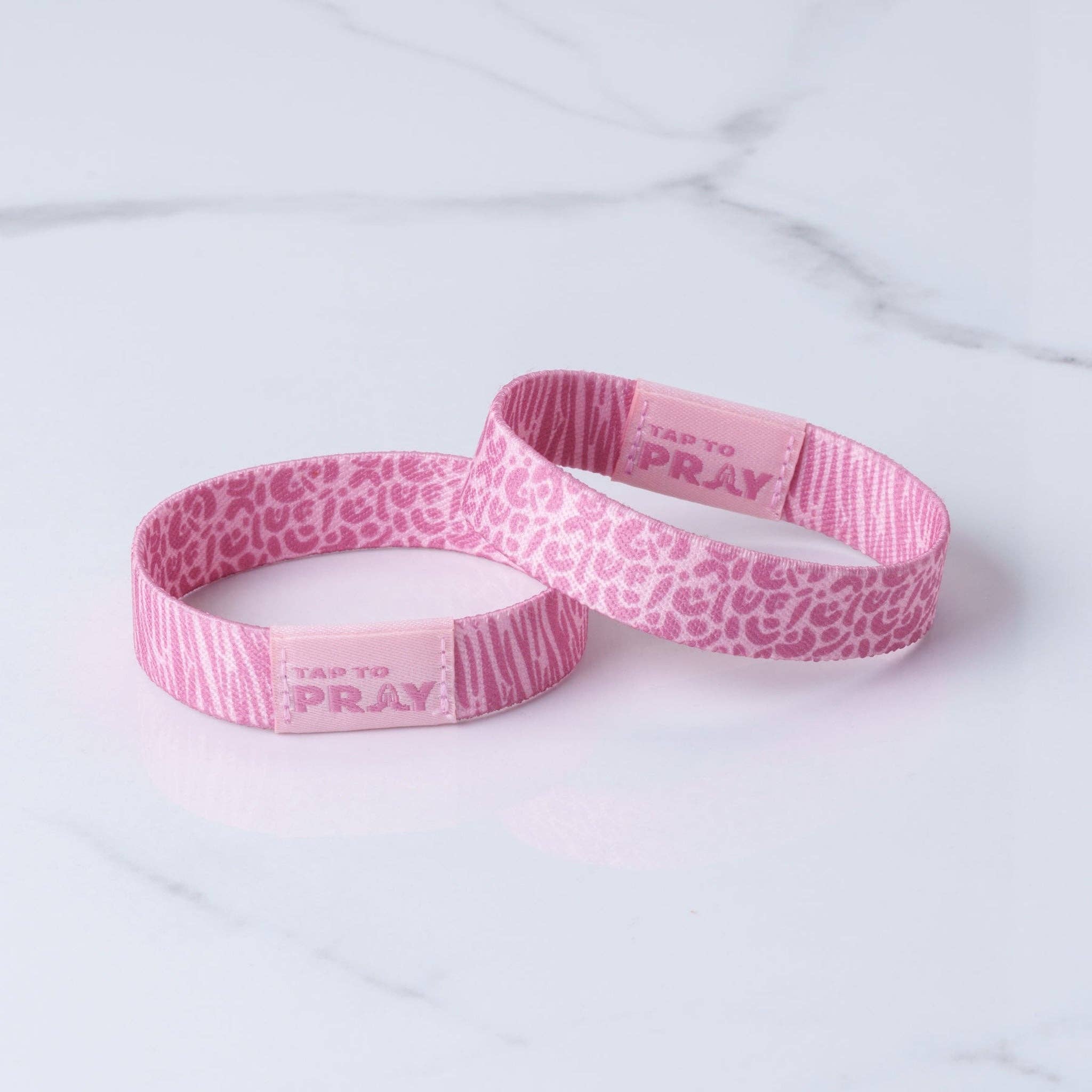 Versible - Wholesale Wristband - Tap To Pray® Wristband – Safari Rose