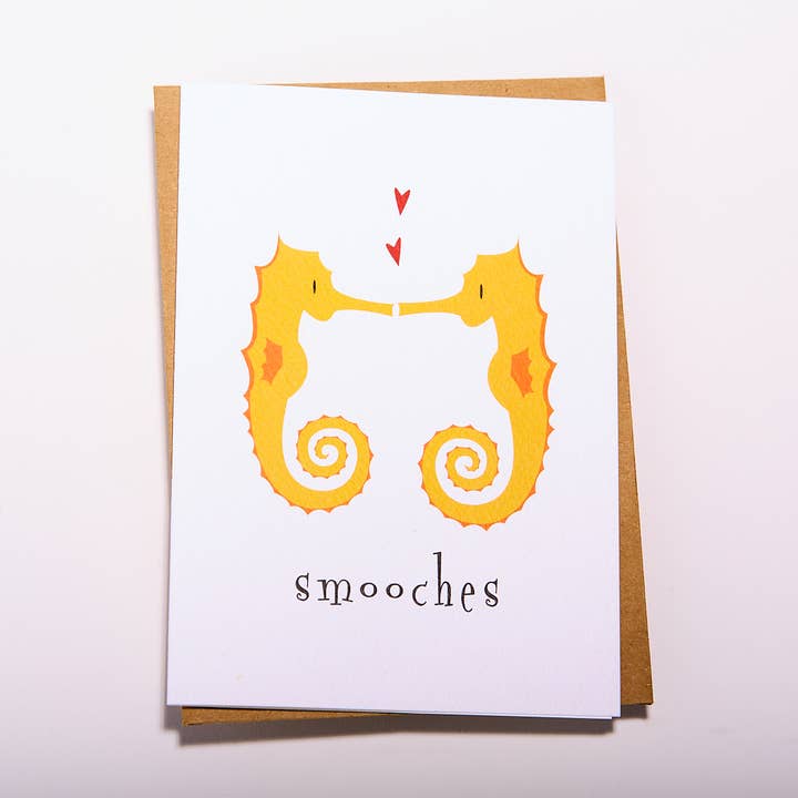 Smooches Card for wholesale by DoodleGirl Designs