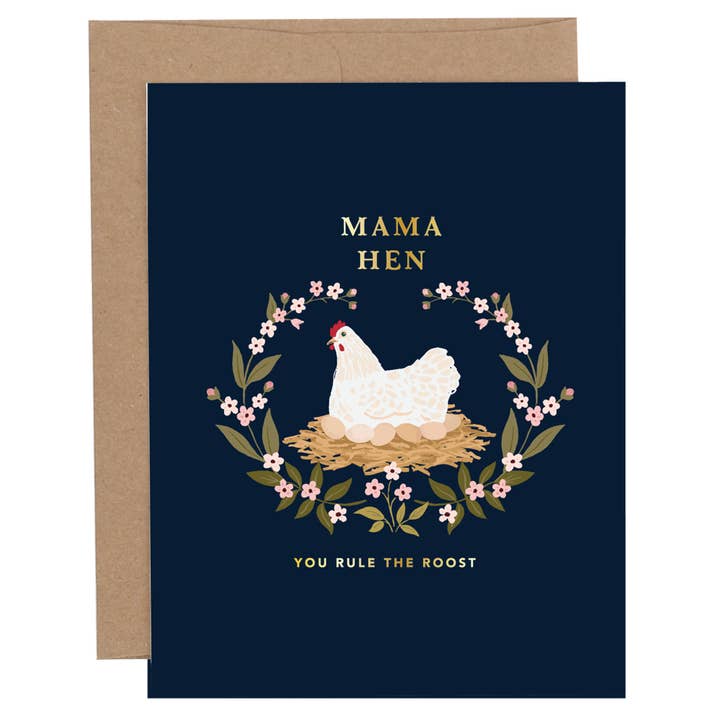 Paper Farm Press - Wholesale Mother's Day Card - Mama Hen Mother's Day Greeting Card