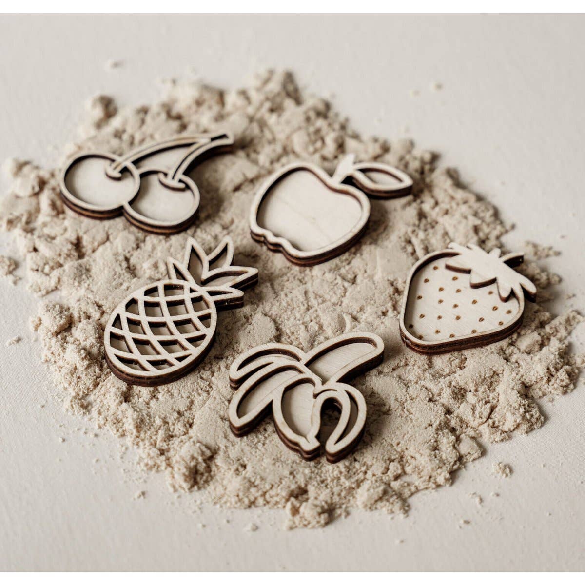 Leukmetletters - Wholesale Wood Toy - Kids - Small fill trays | Fruit0