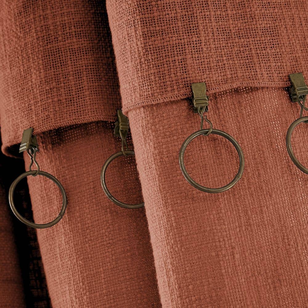 Housse De Rêve - Wholesale Curtain - Adjustable Curtain 140x270 cm Cotton Terracotta2