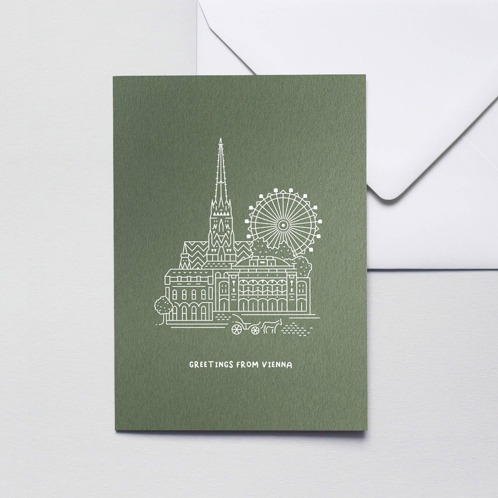 The City Works - Wholesale Everyday Greeting Card - Vienna Greetings Card1