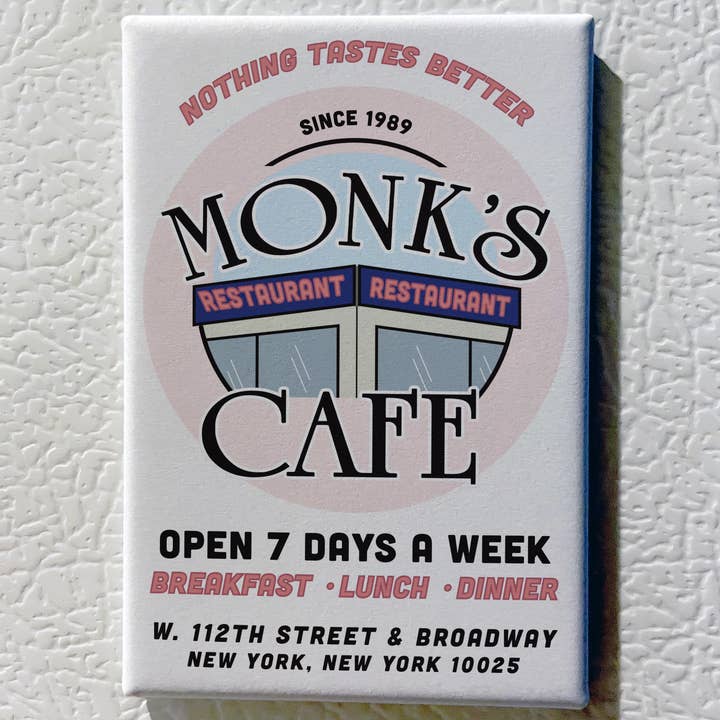 The Red Swan Shop - Wholesale Magnet - Souvenir Magnet - Seinfeld - Monk's Cafe