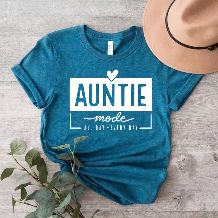 Auntie Mode Shirt Auntie Life Blessed Auntie Best Aunt for wholesale by Himalayan Hymns