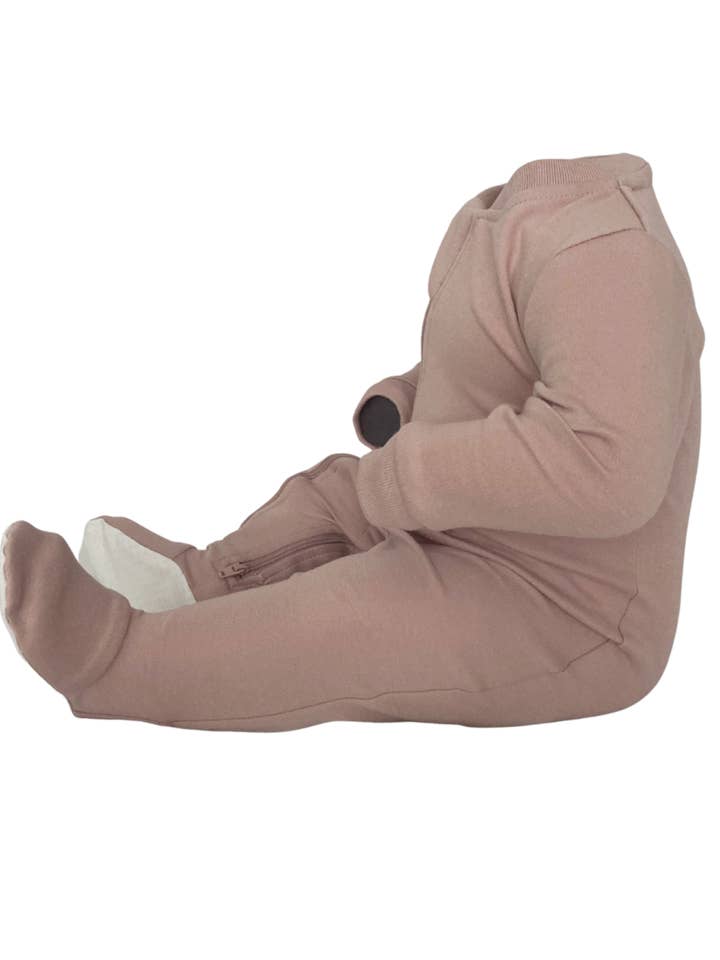 ZippyJamz - Wholesale Jumpsuit - Baby - Rosey Dawn - Babysuit - Footed3