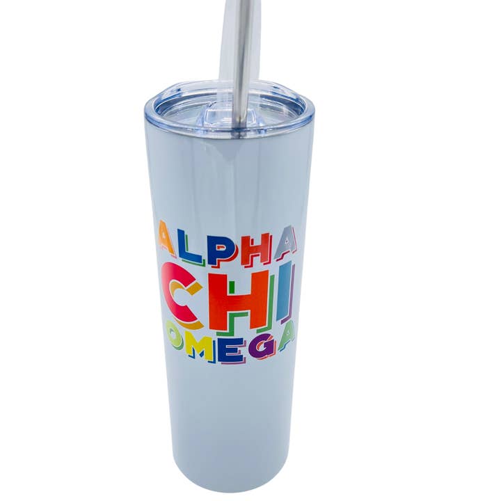Sarahndipity Shop - Wholesale Insulated Mug/Tumbler - Sorority Insulated Tumbler - Color Block Design
