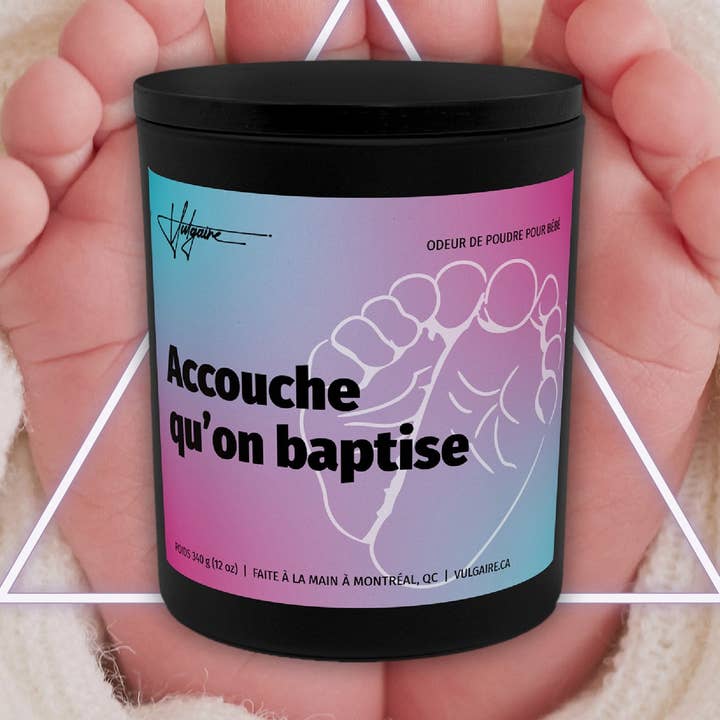 Birthing candle that we baptize for wholesale by Vulgaire
