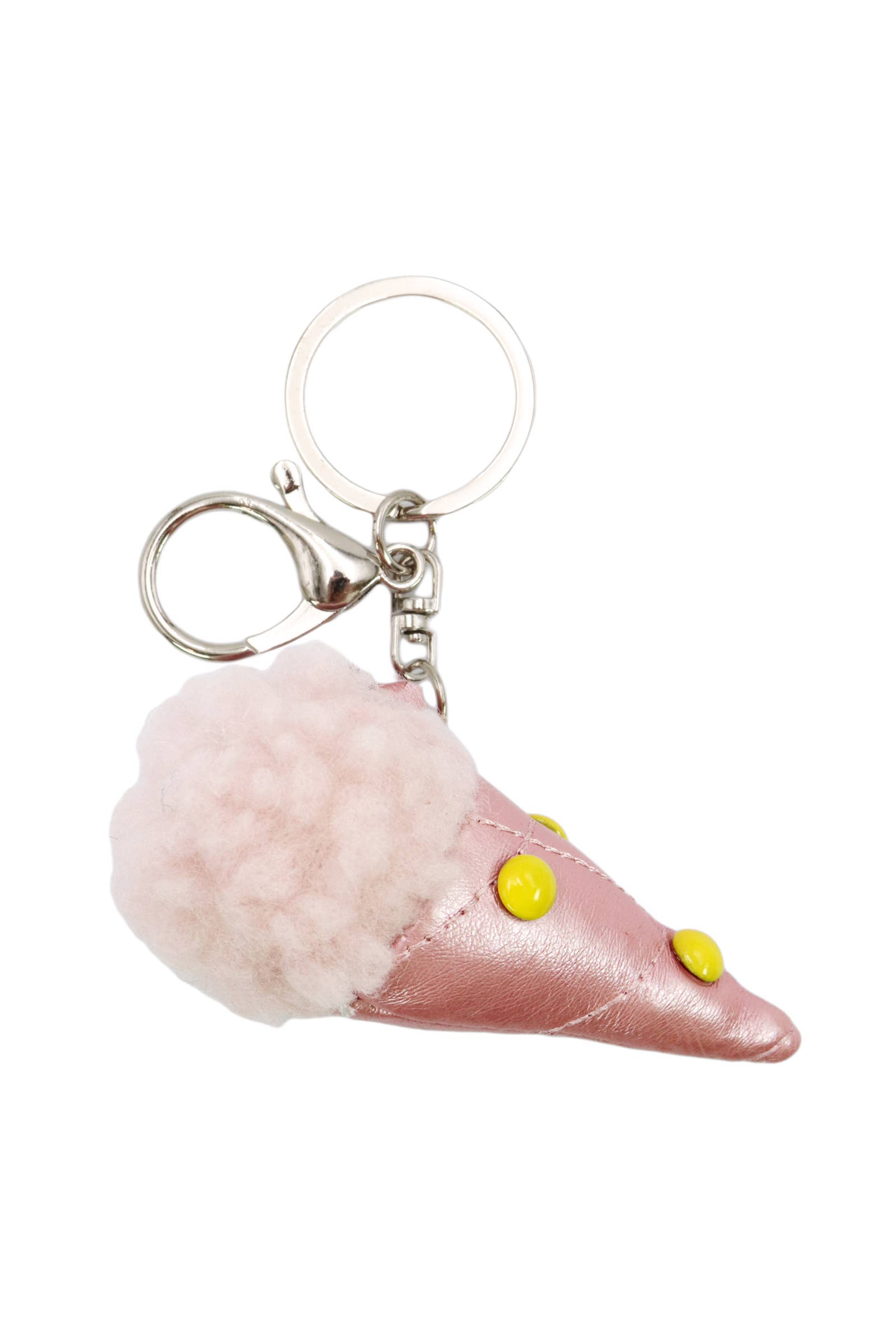 Cap Zone - Vente Porte-clés – femme - Porte-clés Pompon Crème Glacée Cône Doux Métallique - 12 pcs2