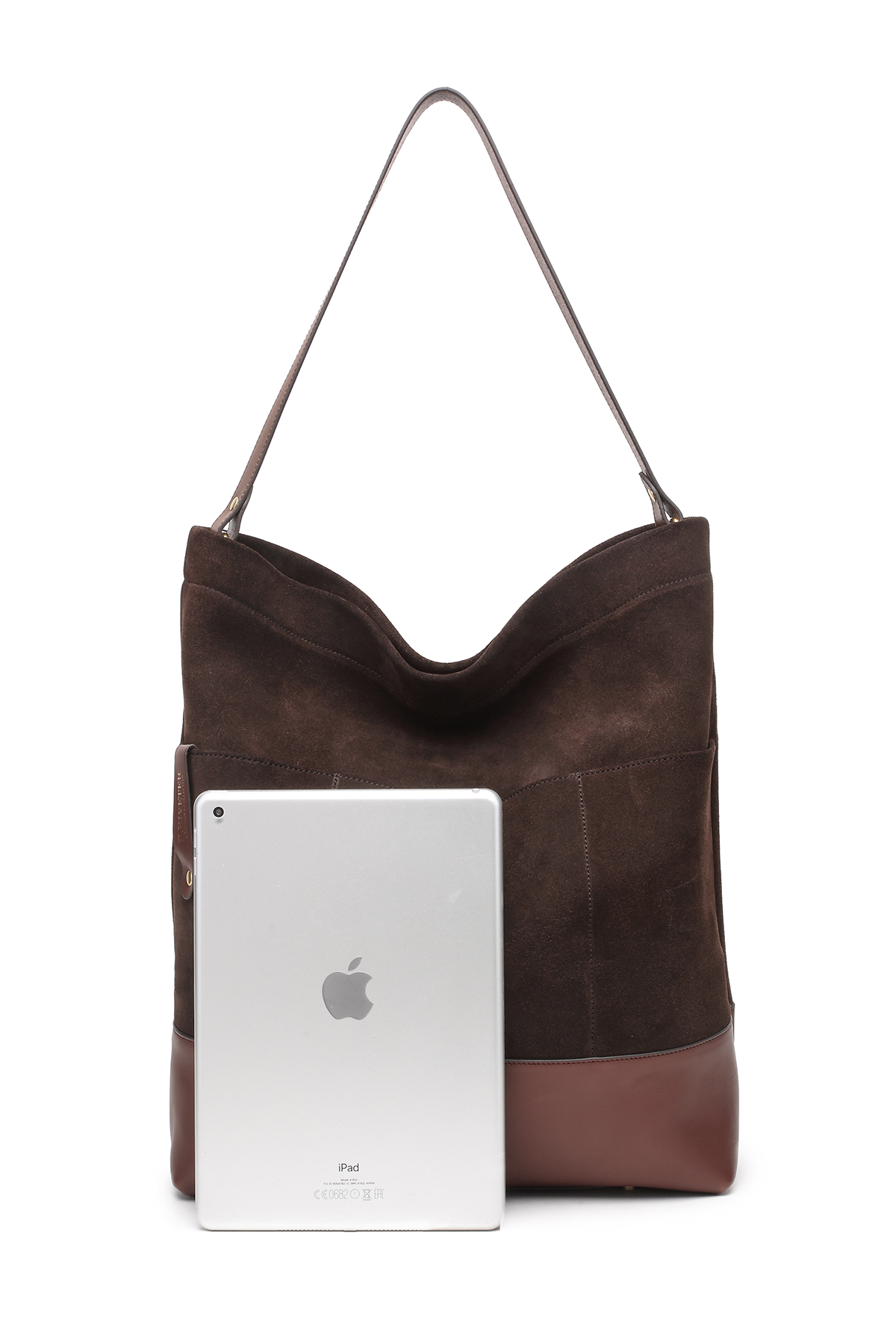 R.Riveter - Wholesale Crossbody Bag - Women's - Doyle | Coffee Suede + Brown8
