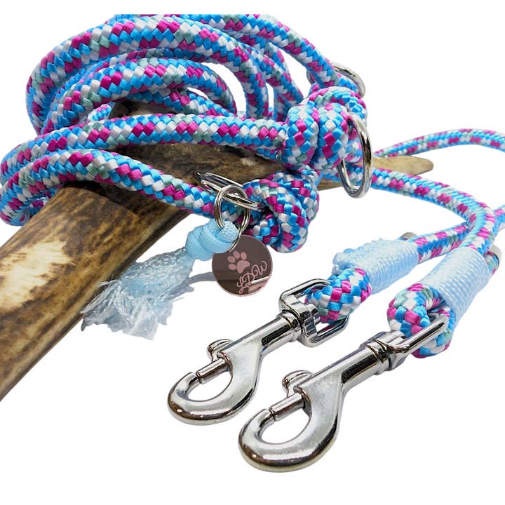 Trela de woof | Trela 3 pontos Unicorn 8mm por atacado de Laisse de wouf