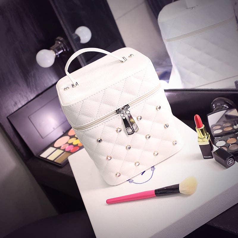 Ole - Wholesale Makeup/Cosmetic Bag - Rhinestone Make-up Box HB23972