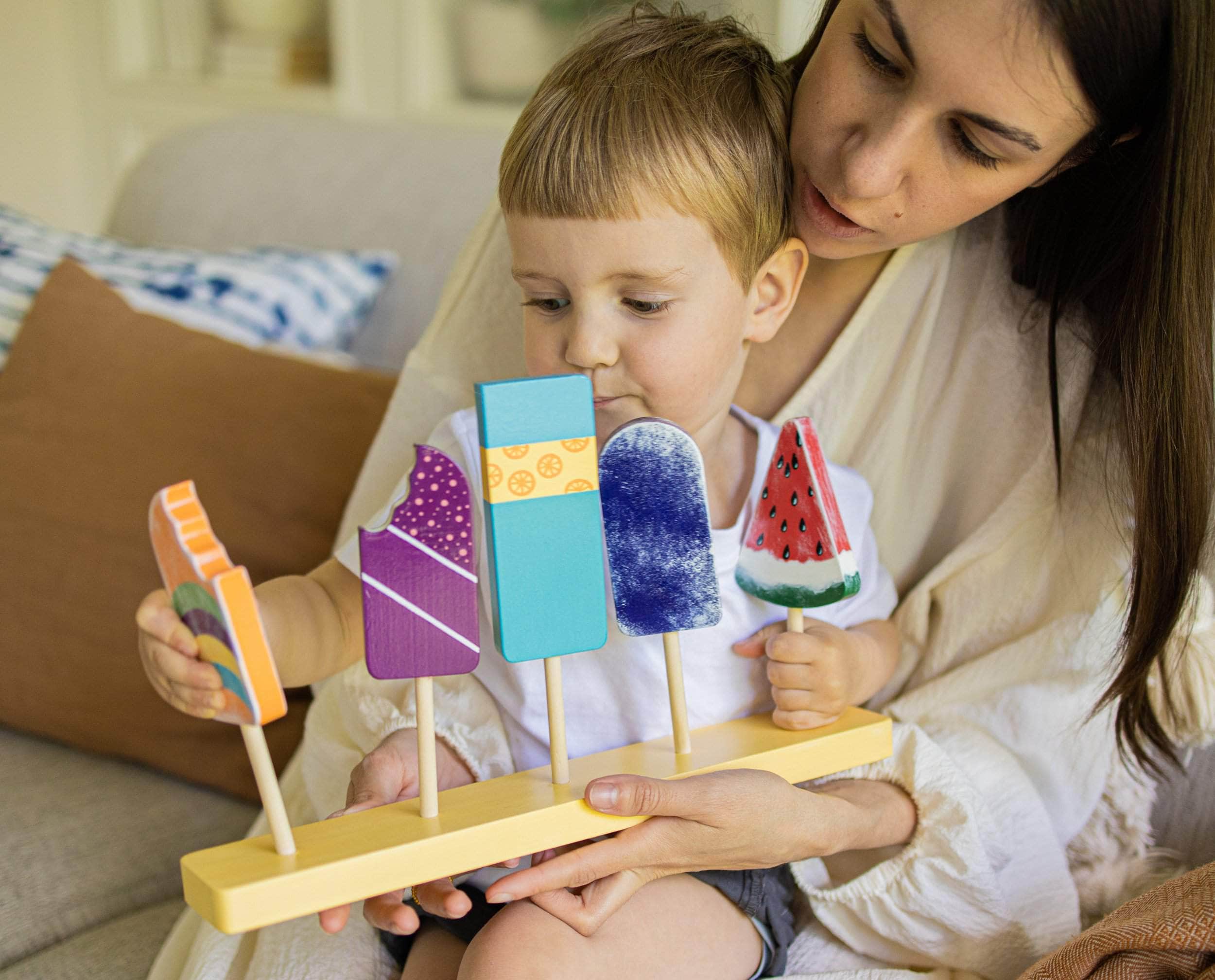 Firebird - Wholesale Wood Toy - Kids - Wooden Ice Lollys12