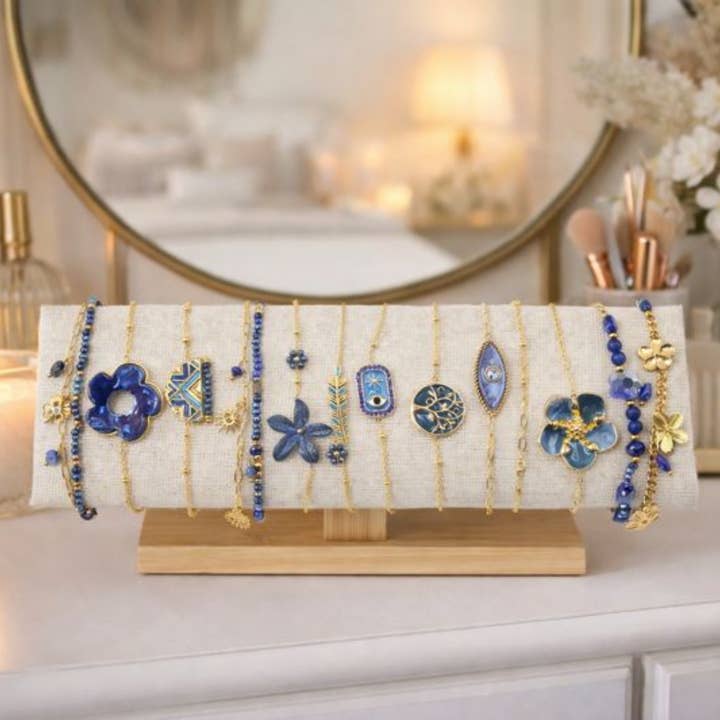 Pack de 12 pulseras de acero - marino para venta al por mayor de Reference Mode