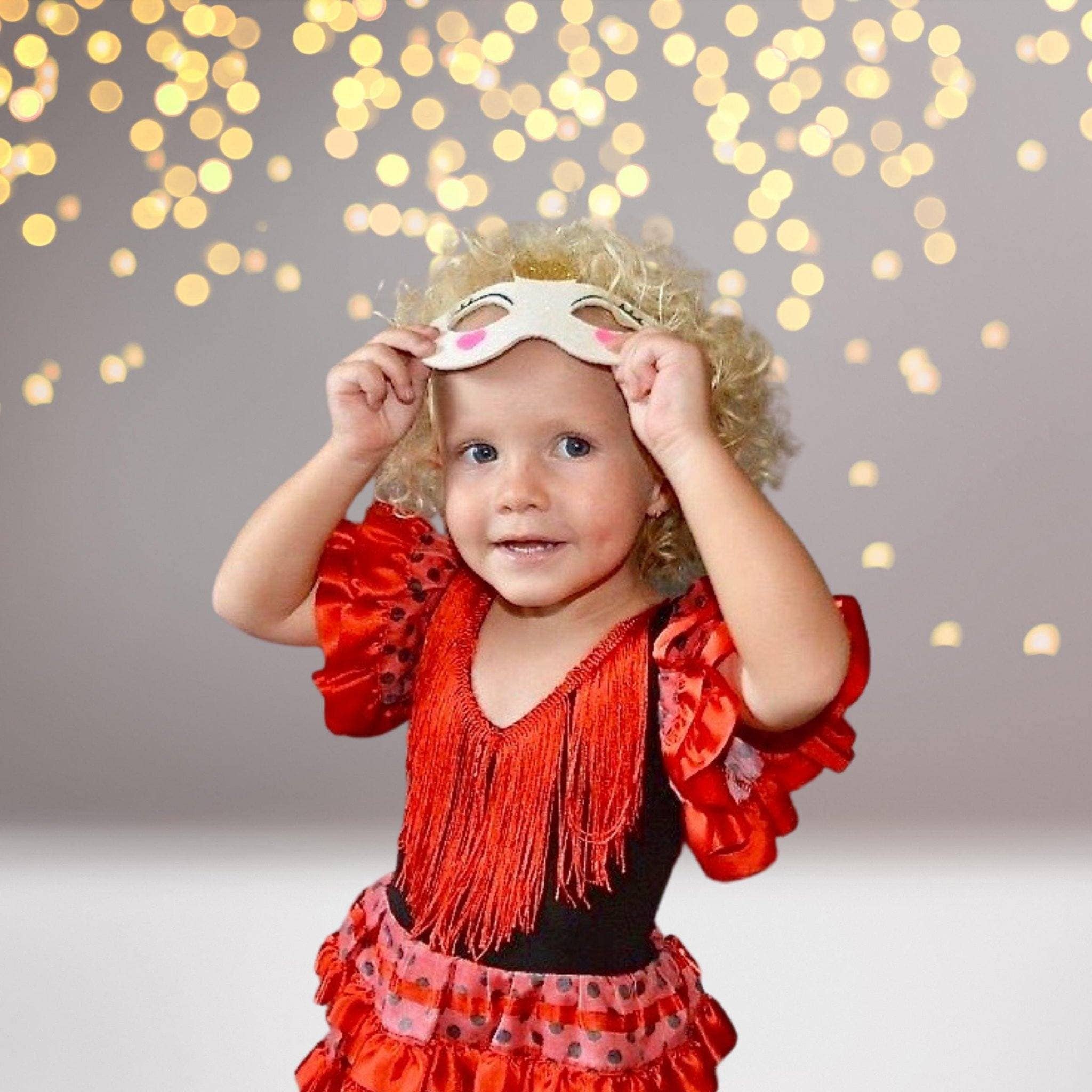 Chicky Chicky Bling Bling - Wholesale Costume - Kids - Fairy Princess Costume Costume Mask, Glittering Unicorn Costume Mask1