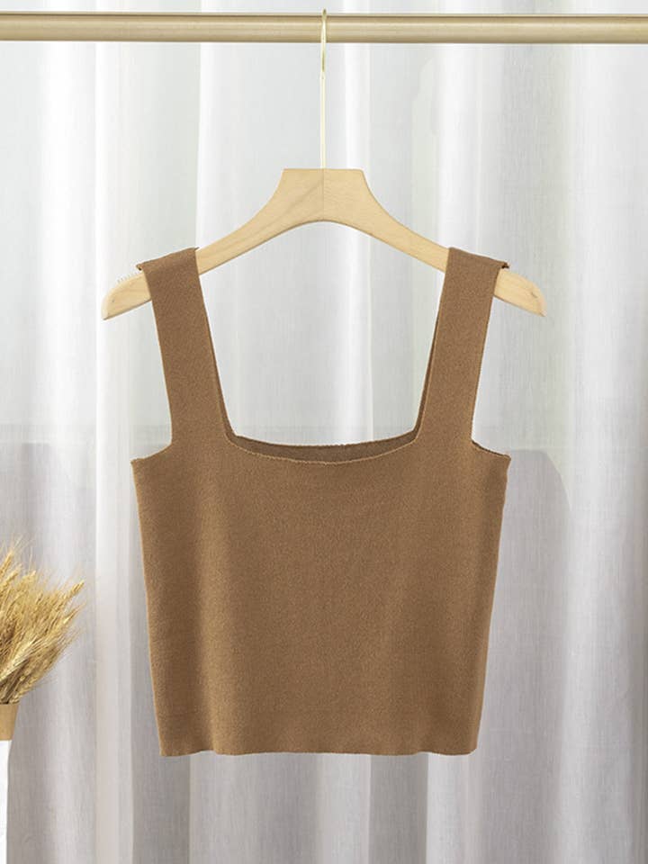 safistyle - Wholesale Tank Top - Women's - Square Neck Crop Top2