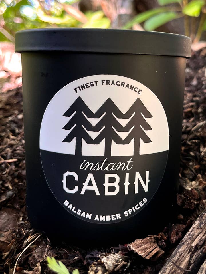 Instant Cabin Jar Candle - Cozy Fall Winter Scents for wholesale by The Coin Laundry