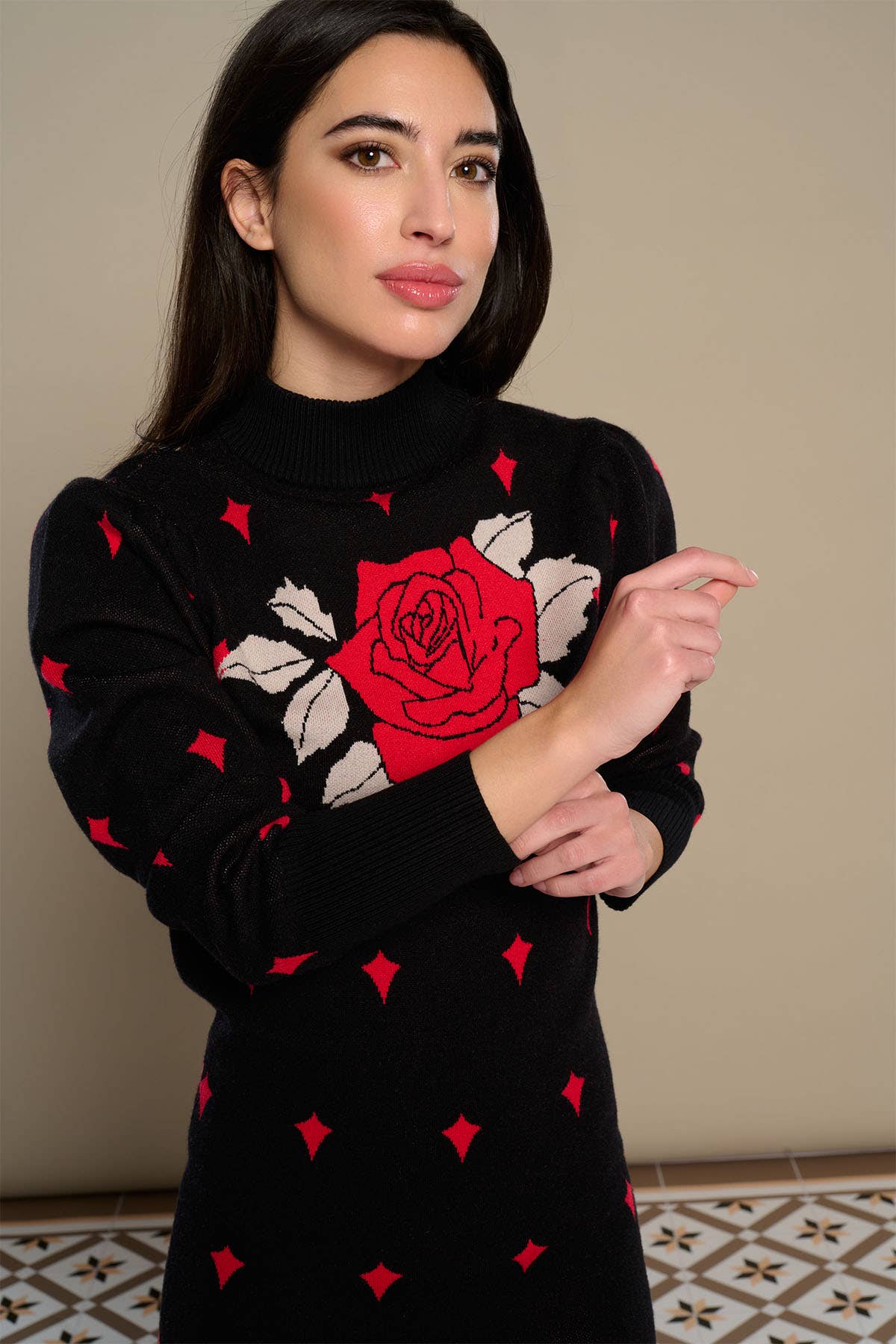 Black ROSO DRESS for wholesale on Faire3