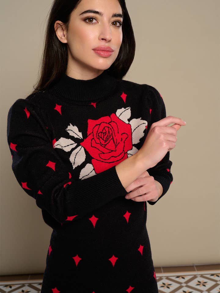 Black ROSO DRESS for wholesale on Faire3