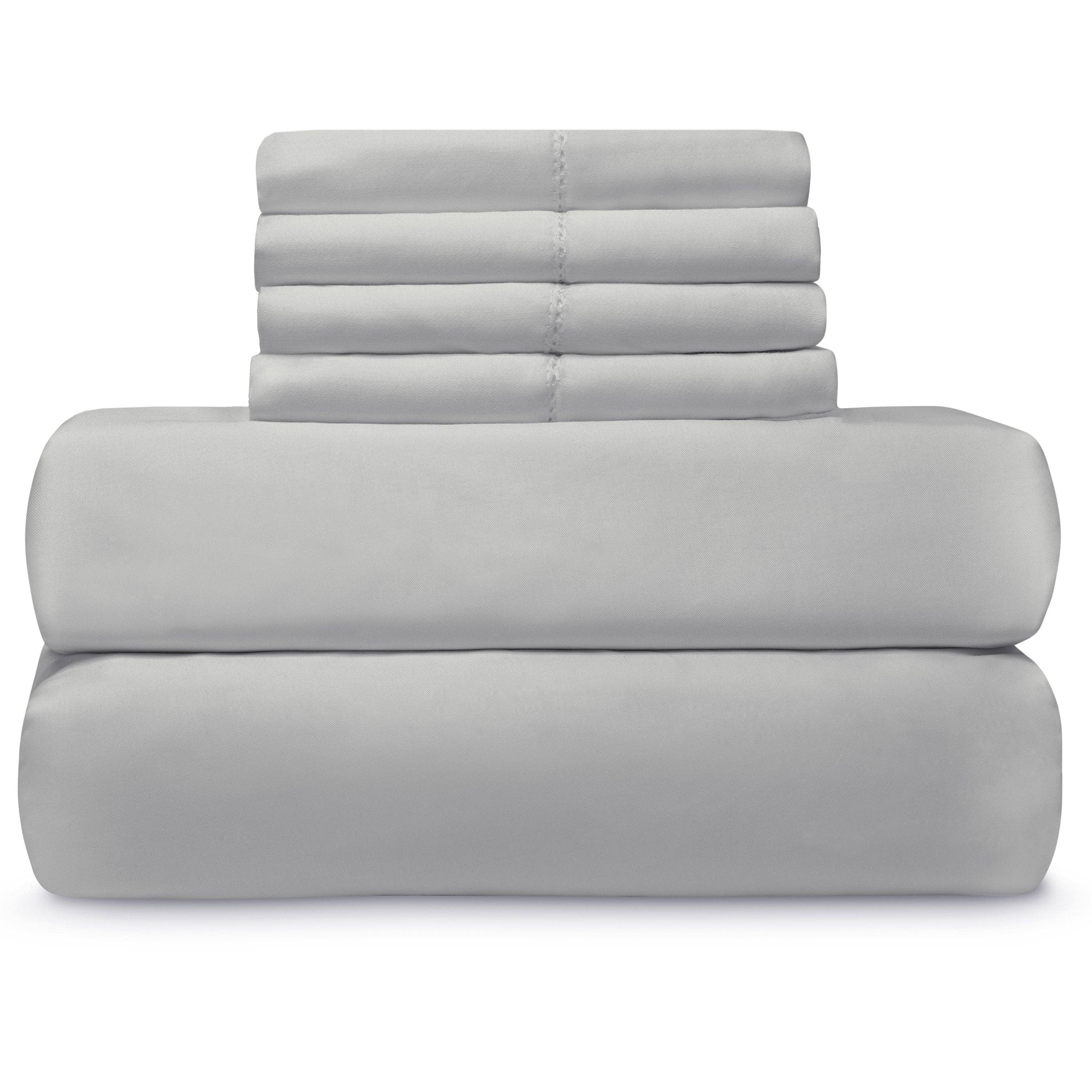 Mélange Home - Vente Parures de lit - Parure de lit Easy Care à 1 000 fils au pouce carré avec taies d'oreiller supplémentaires13