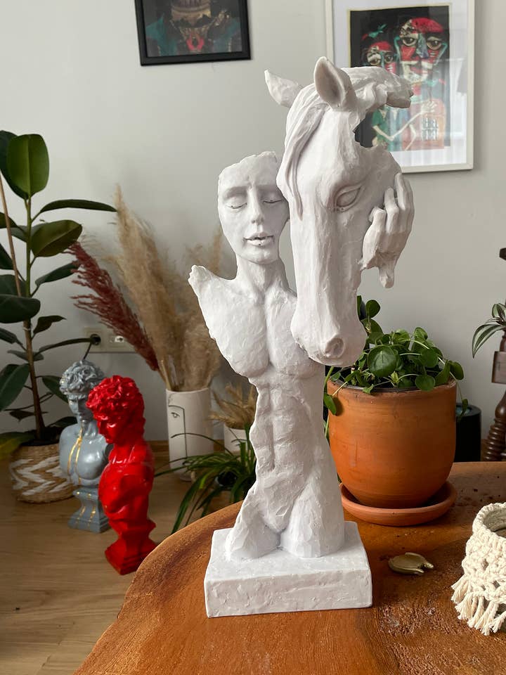 Große abstrakte Statue 17 Zoll für den Großhandel von RomaArtSculptures