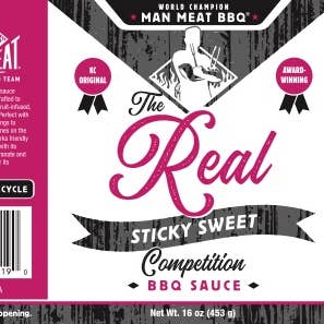 Man Meat BBQ Sticky Sweet Sauce for wholesale by Man Meat BBQ