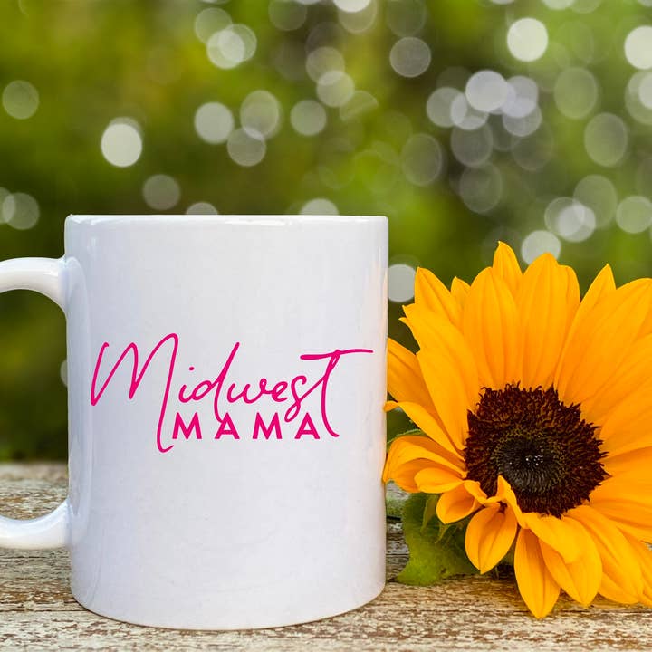 Midwest Mama Coffee Mug for wholesale by Wicked Peach Boutique
