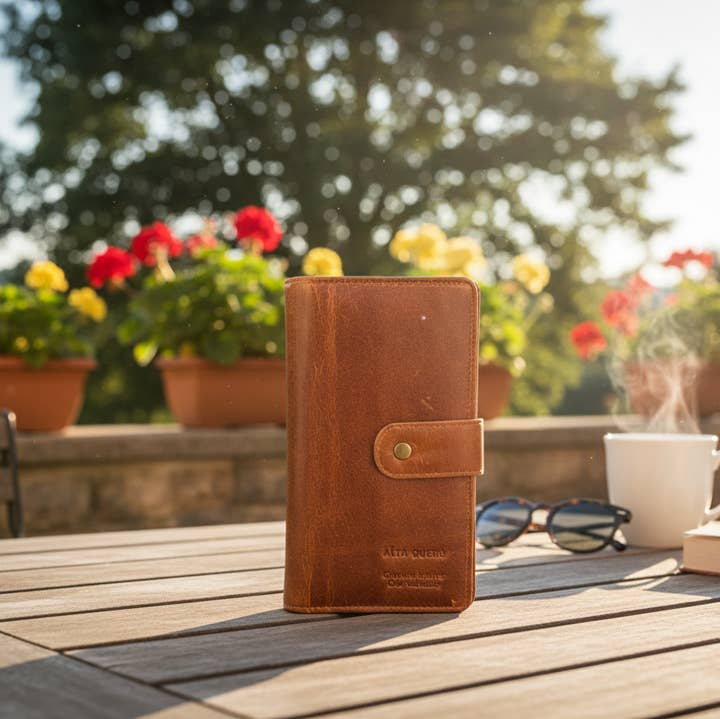 Alta Quero - Wholesale Wallet - Women's - Genuine Leather Ladies Wallet RFID – Tan1