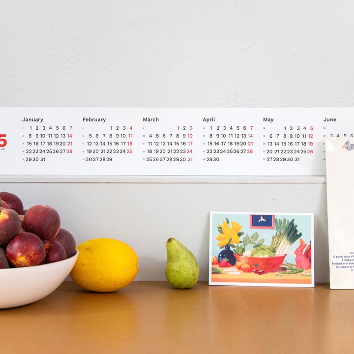 OCTAGON DESIGN - Vendita all'ingrosso Calendario - CALENDARIO ORIZZONTALE 2025