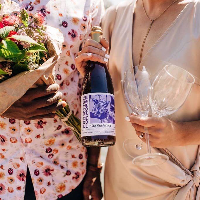 For Bitter For Worse - Wholesale Non-Alcoholic Aperitif/Mocktail - The Saskatoon mocktail, wine alternative, Dry January1