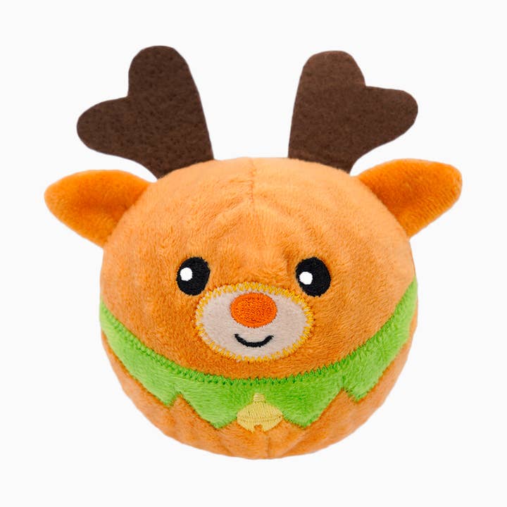 HugSmart Pet - Happy Woofmas | Reindeer - Dog Ball Toy and other Purchase Wholesale chuckit! ultra ball dog toy. Free Returns & Net 60 Terms on Faire trending on Faire.