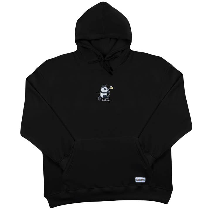 Be Kind Hoodie Black for wholesale by Dumbclub LLC