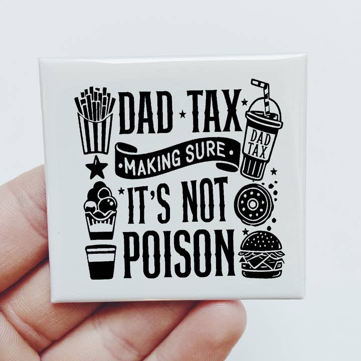 Vaderbelasting Magneet Vaderdag Vader Cadeau Grappig voor wholesale door Sassper Goods