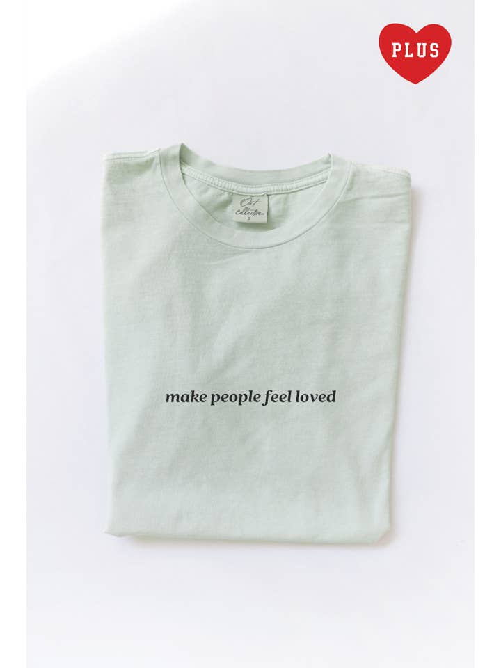 OAT COLLECTIVE – Engroshandel T-shirt med print - Dame – FÅ FOLK TIL AT FØLE SIG ELSKET Plus Mineral Graphic Top4