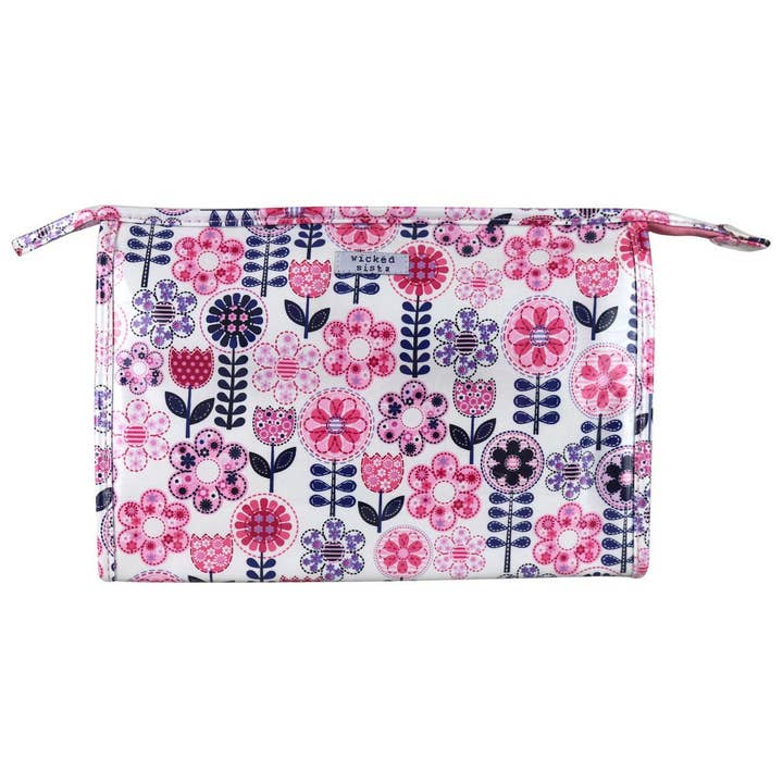 Creative Blooms Stor sminkväska för wholesale av Wicked Sista Bags