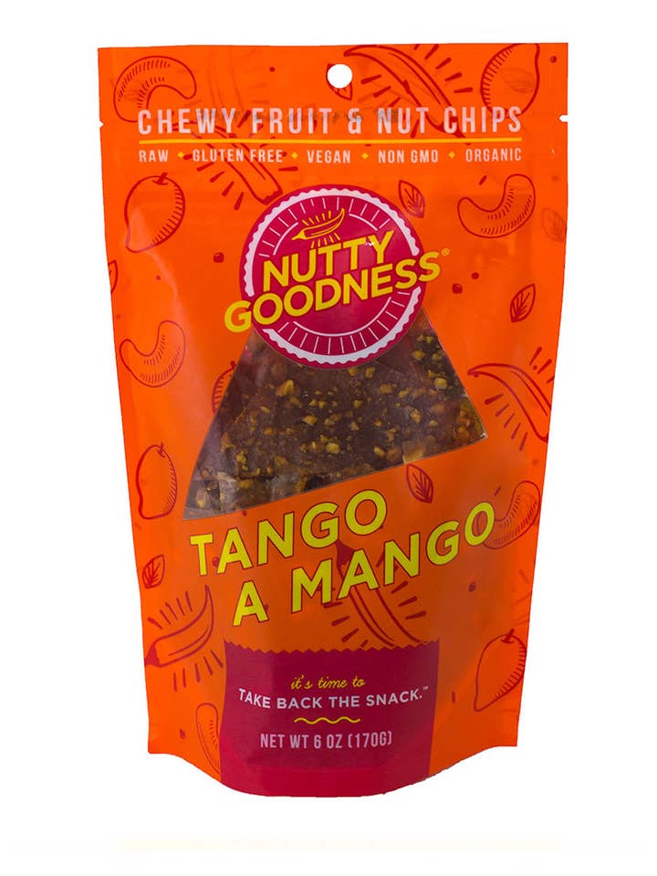 6 oz Tango a Mango healthy fruit and nut snack for wholesale by Nutty Goodness