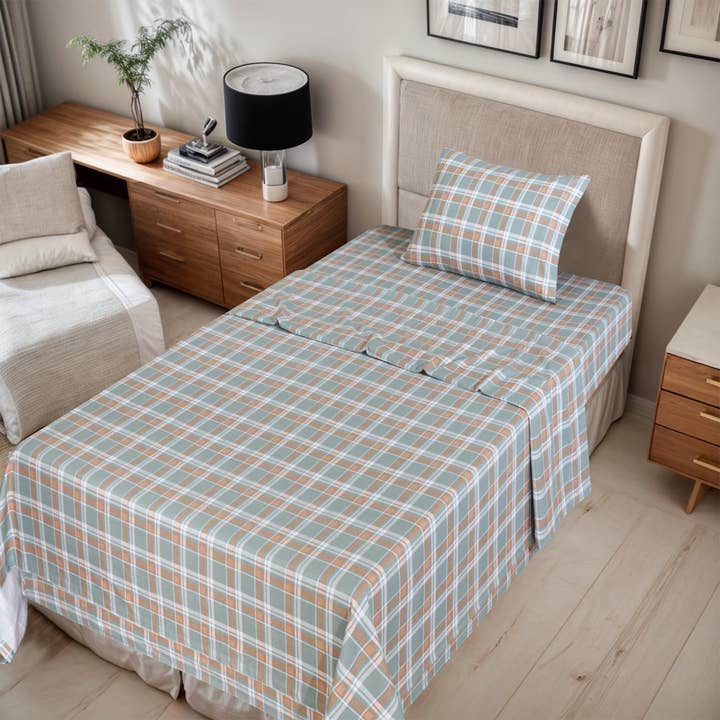 Ruvanti - Wholesale Sheet Set - RUVANTI Organic Flannel Sheets For All Seasons - Breathable & Super Soft - 4 Pcs by Ruvanti51