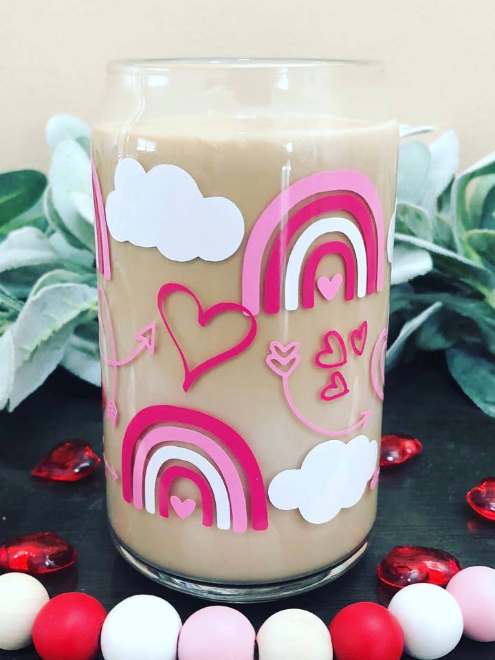 Valentinsdag Glas Cup, Hjertekop, Rainbow Cup, Cloud Cup for engroshandel hos MommyandMarie
