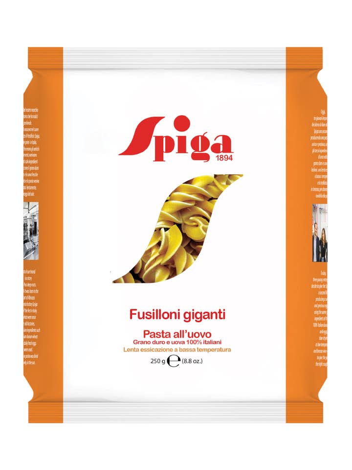 FUSILLONI GIGANTES AL HUEVO para venta al por mayor de Spiga