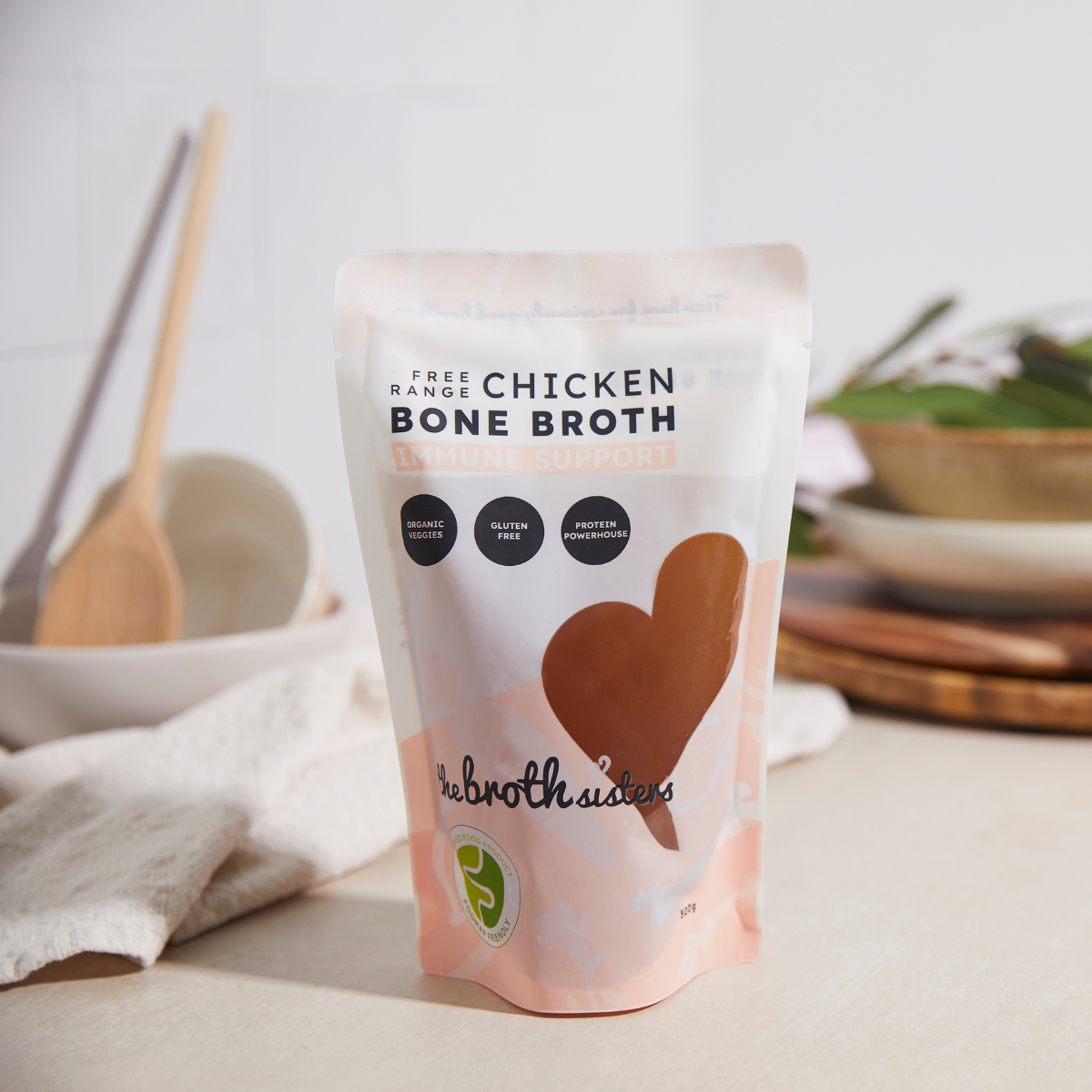 The Broth Sisters - Wholesale Broth - Free Range Chicken Bone Broth 500g FODMAP Certified3