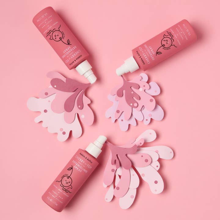 Dabble & Dollop® - Wholesale Hair Tamer - Kids & Baby - Cherry on Top® Hair Detangling & Conditioning Spray6