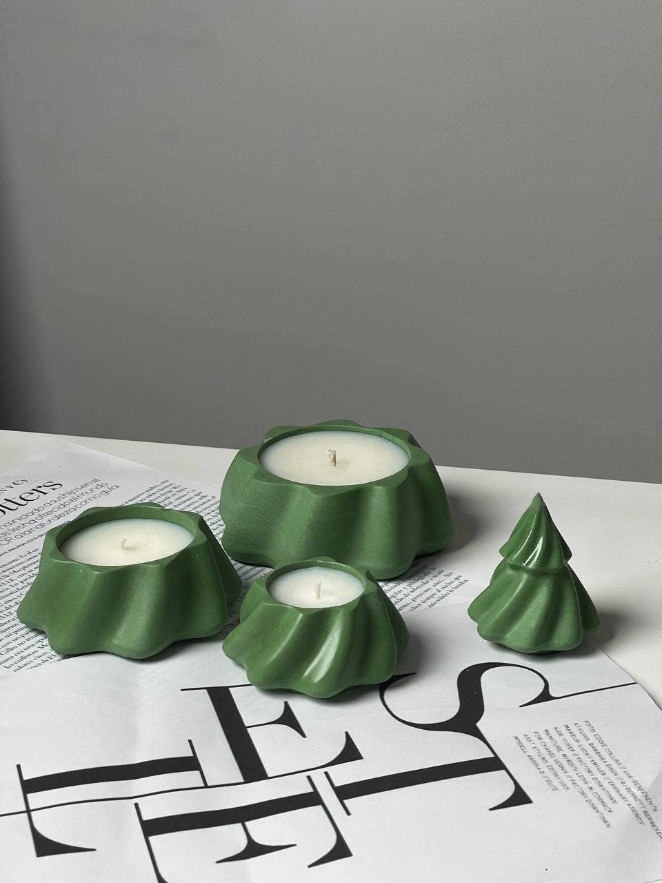 Ronaja Home - Wholesale Pillar Candle - Transforming 3-in-1 Christmas Tree Candle (Type #1)7