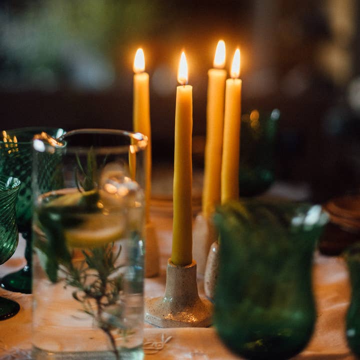 Casa Tenue - Wholesale Tapered Candle/Candlestick - Estela Candles made of beeswax2