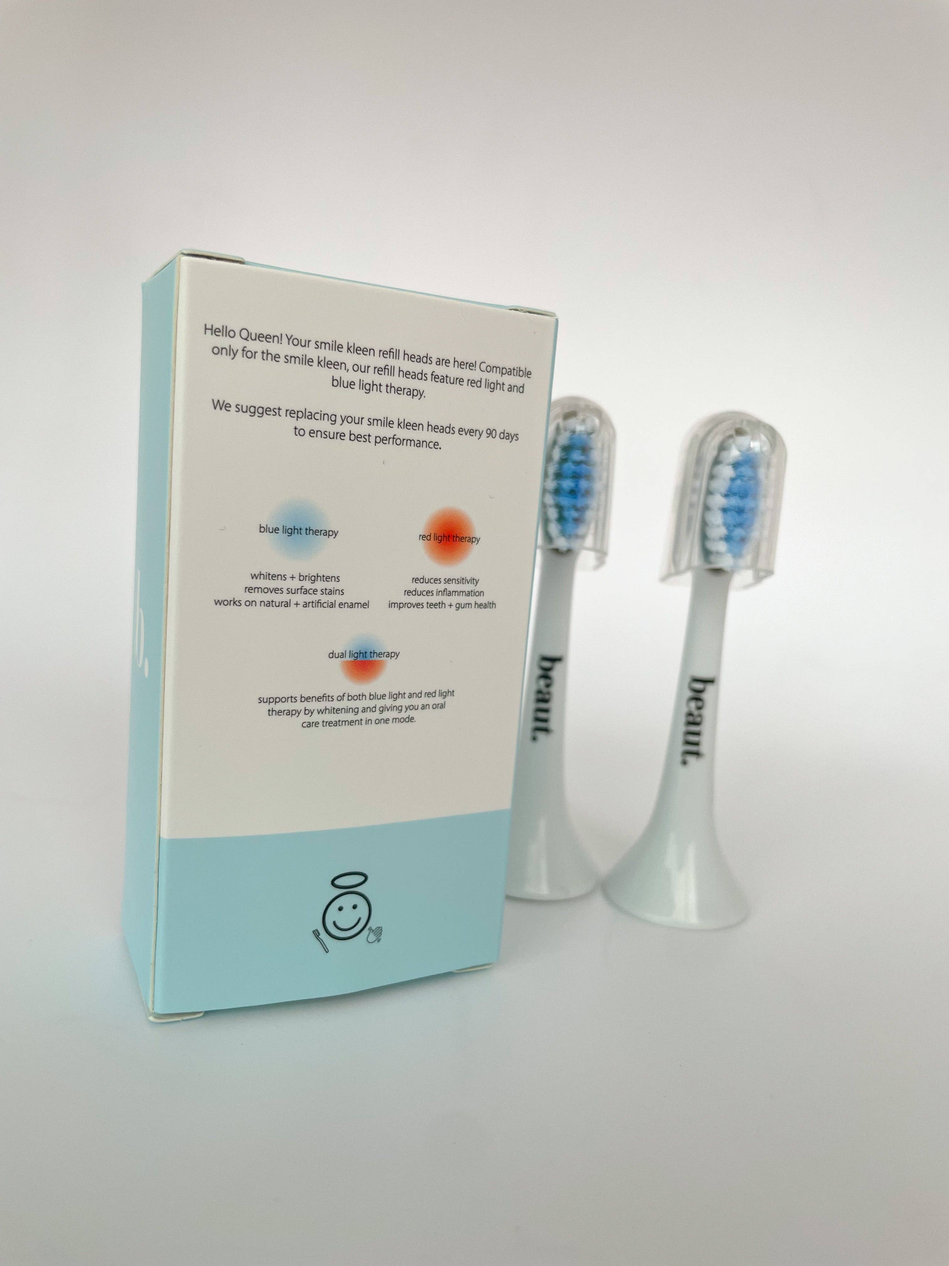 beaut.beautyco - Wholesale Toothbrush - Smile Kleen Refill Brush Heads Pack3