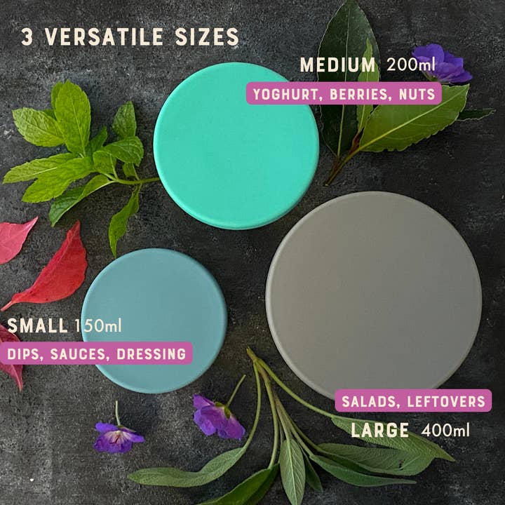 Moonmoon – Engroshandel Madbeholder – Rustfri Stål Snackbokse - Sæt med 3 til Opbevaring af Mad2