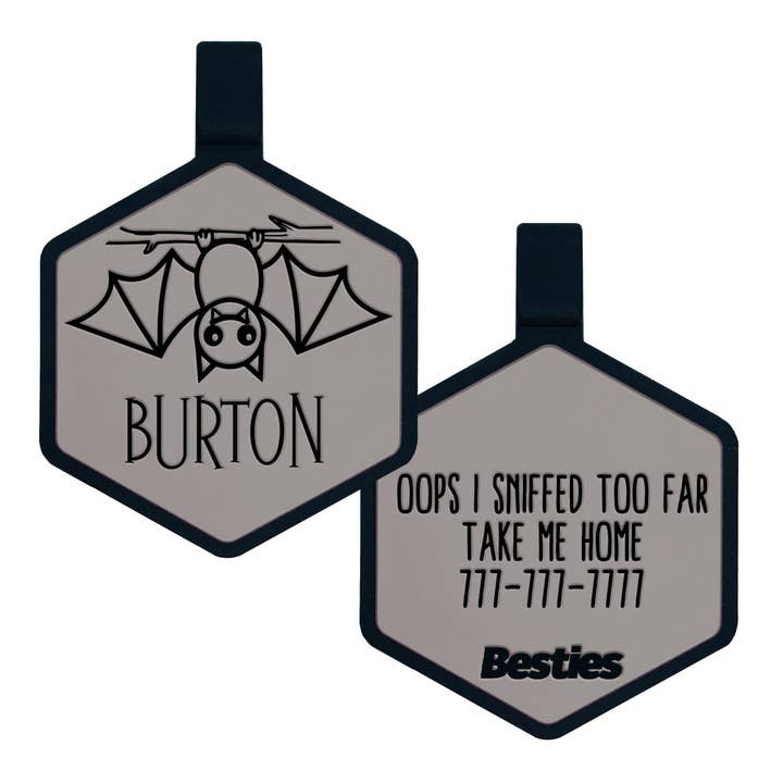 Freakin' Bats ID-tag voor huisdieren voor wholesale door Besties Pets