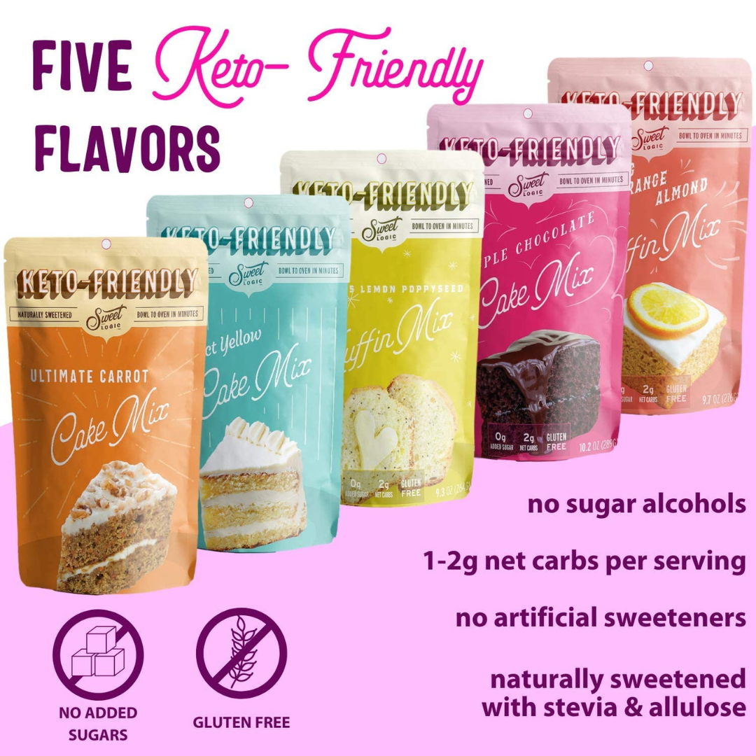 Sweet Logic - Wholesale Cake Mix - Chocolate Cake Quick Bake Mix - Keto, Low-Carb, Sugar-Free9