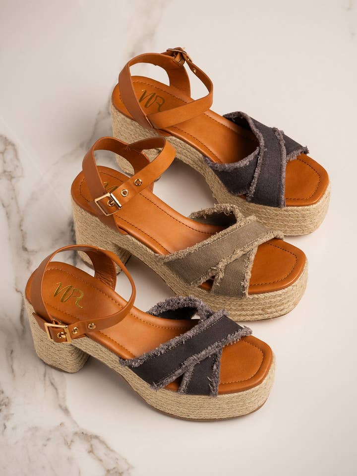 Nana Platform Sandals for wholesale by Naughty Monkey
