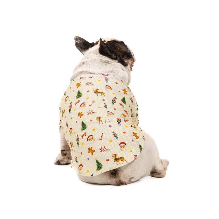 Vibrant Hound - Wholesale Pet shirt – Dog - Santa's Workshop Christmas dog shirt4