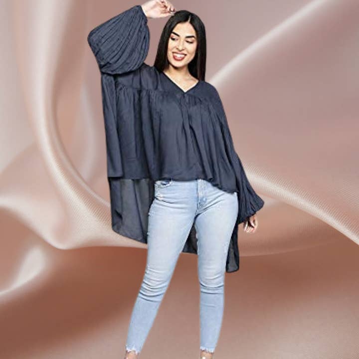 Kacy Top Flairs voor wholesale door Love Stone Fashion LLC.